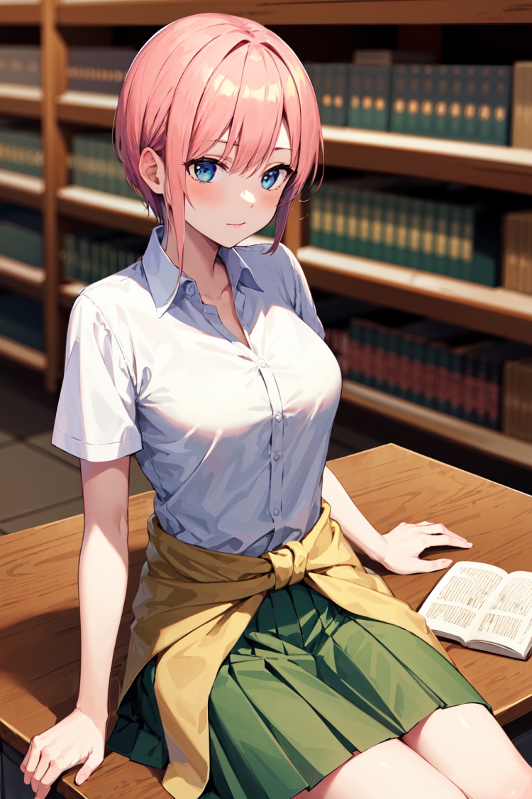 Nakano Ichika 中野一花/ Go-Toubun no Hanayome by h_madoka on Tensor.Art