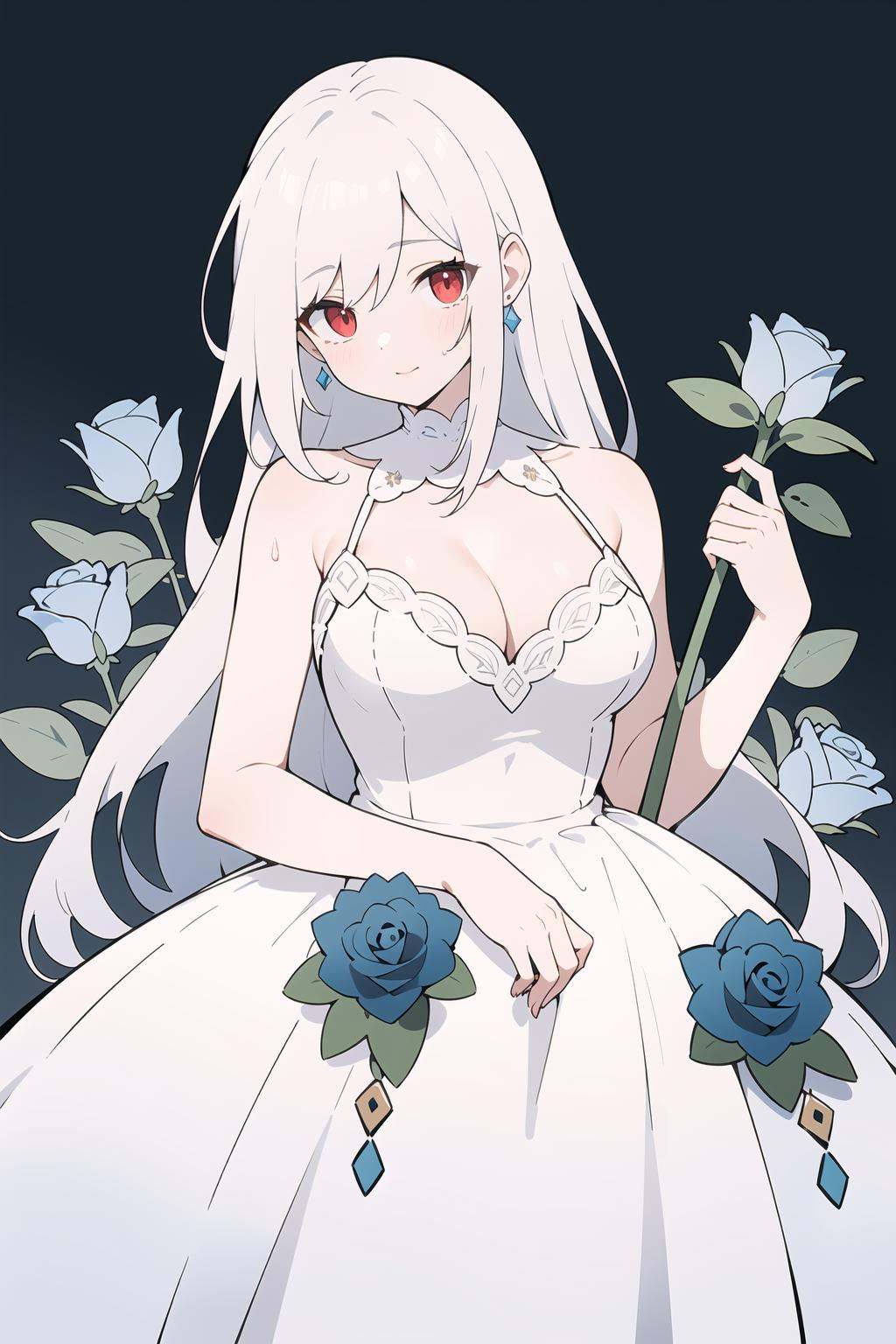 masterpiece,  best quality,  white hair by HelloWorld on Tensor.Art