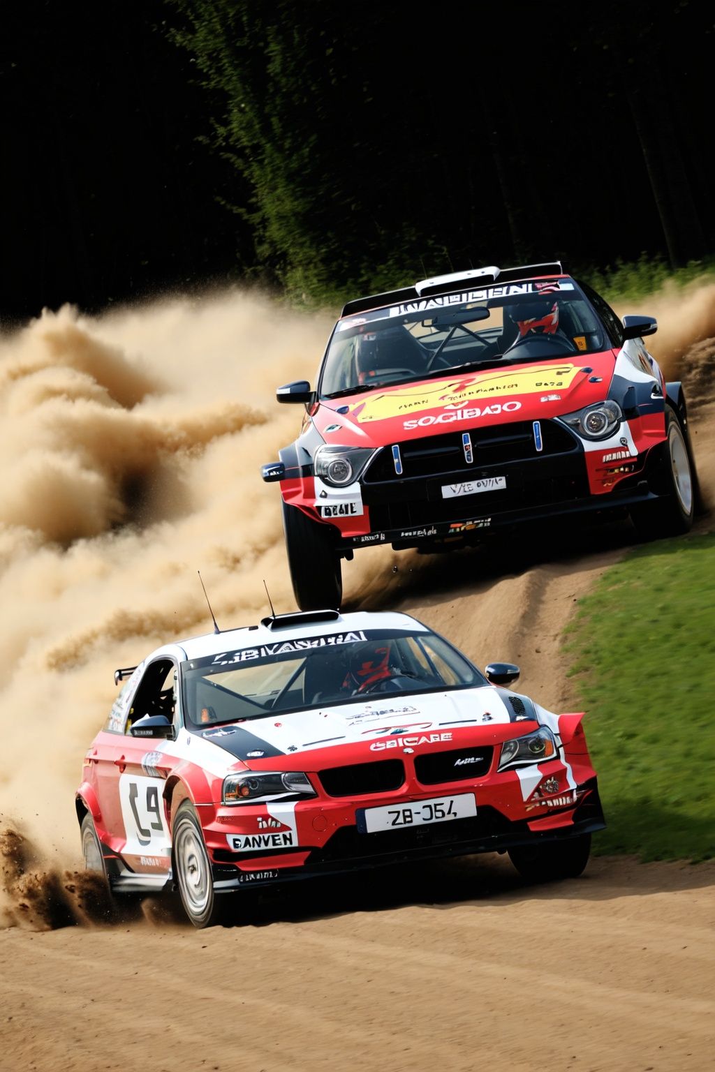 car,light,[motor vehicle],[ground vehicle], sports car, , vehicle focus, ((around the world)),Random front direction, cinematic feel,outdoor track,field,,Properly structured, ,motor rally