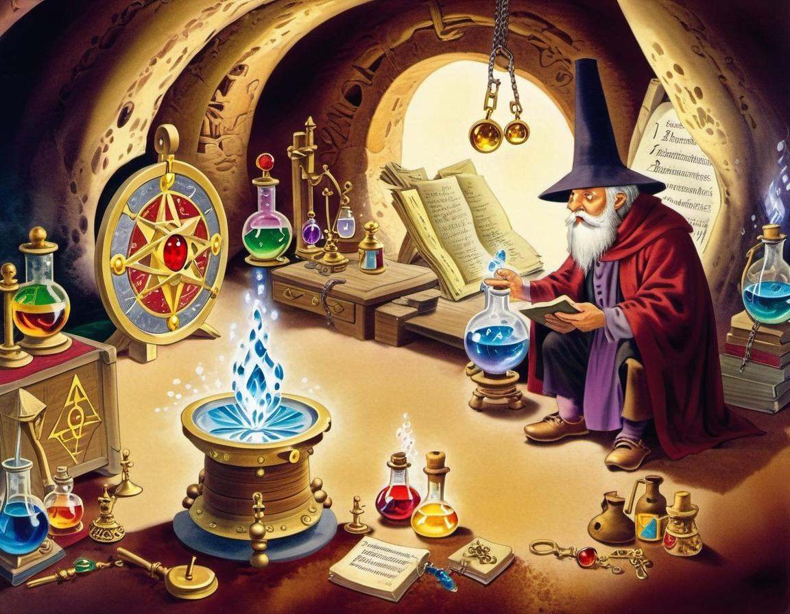 Alchemist, philosopher's stone, transformation, elixir, transmutation, mystical, enlightenment, experimentation, knowledge. detailed, sub surface scattering, sharp focus <lora:OldillXL_0.4_RC:0.7>