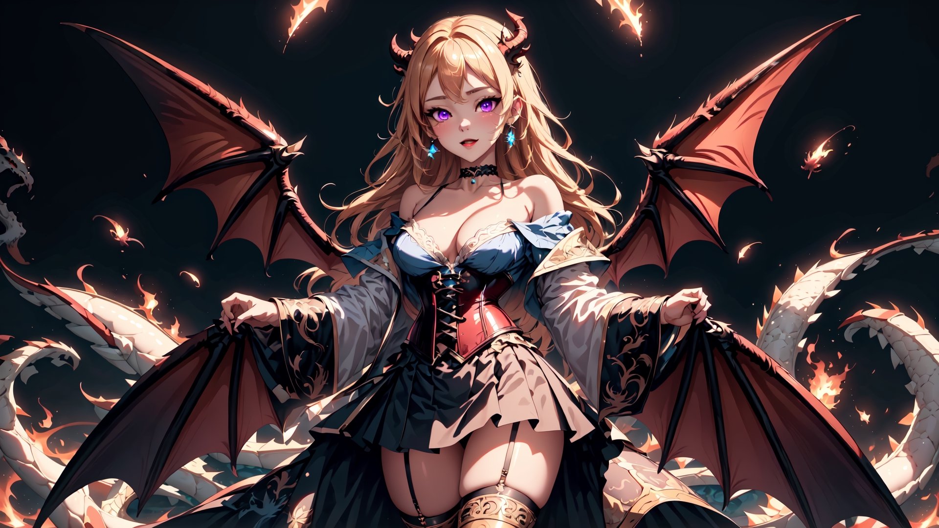 dragon ,  choker,  upper body on Tensor.Art