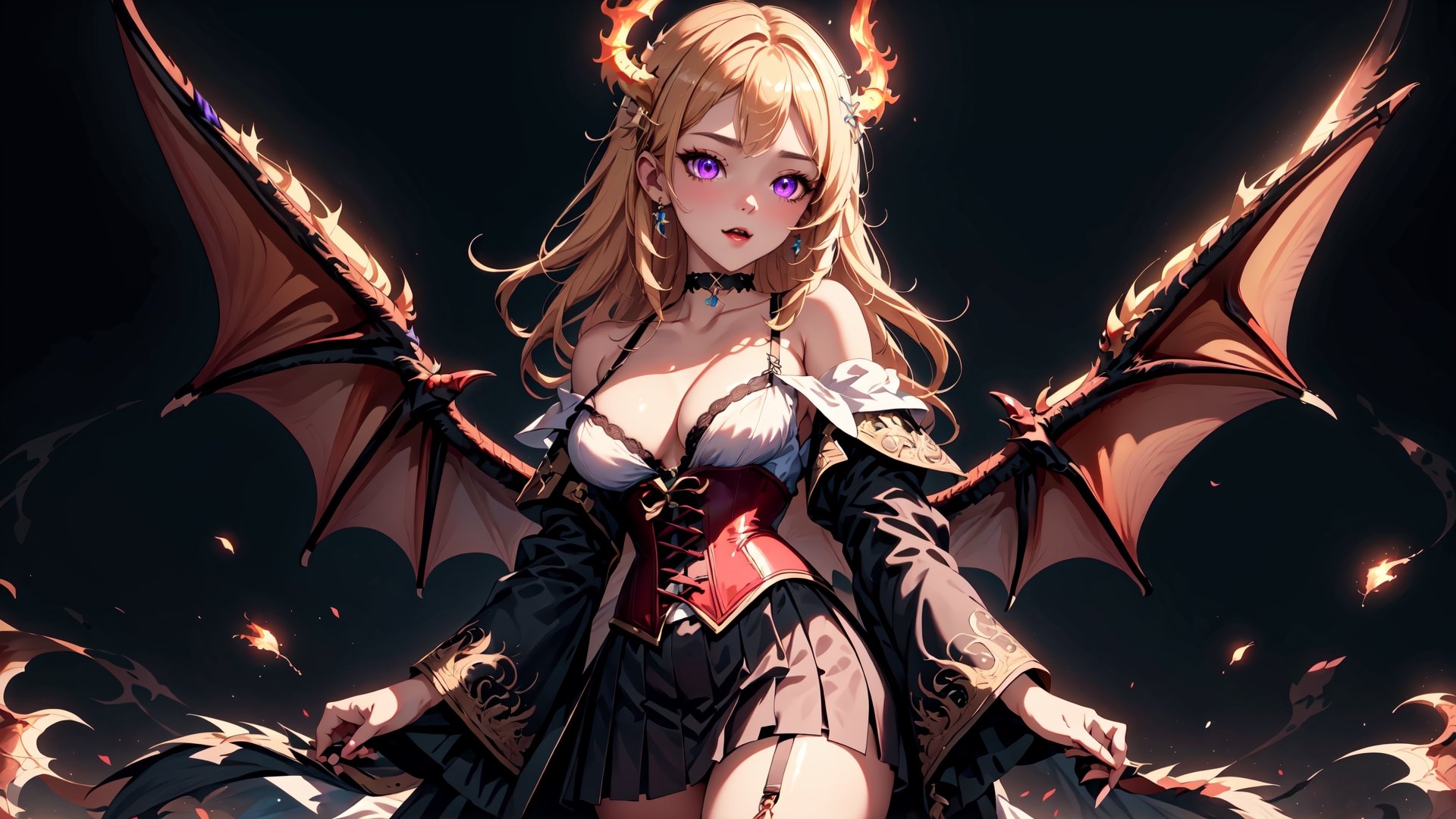 dragon ,  choker,  upper body on Tensor.Art