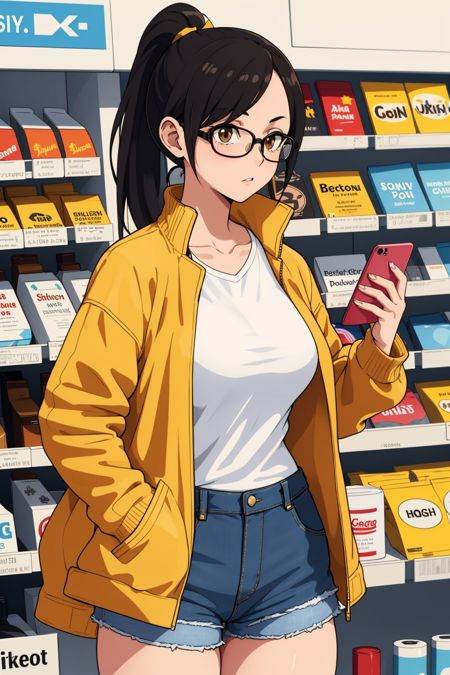 1girl,  solo,  cowboy shot on Tensor.Art
