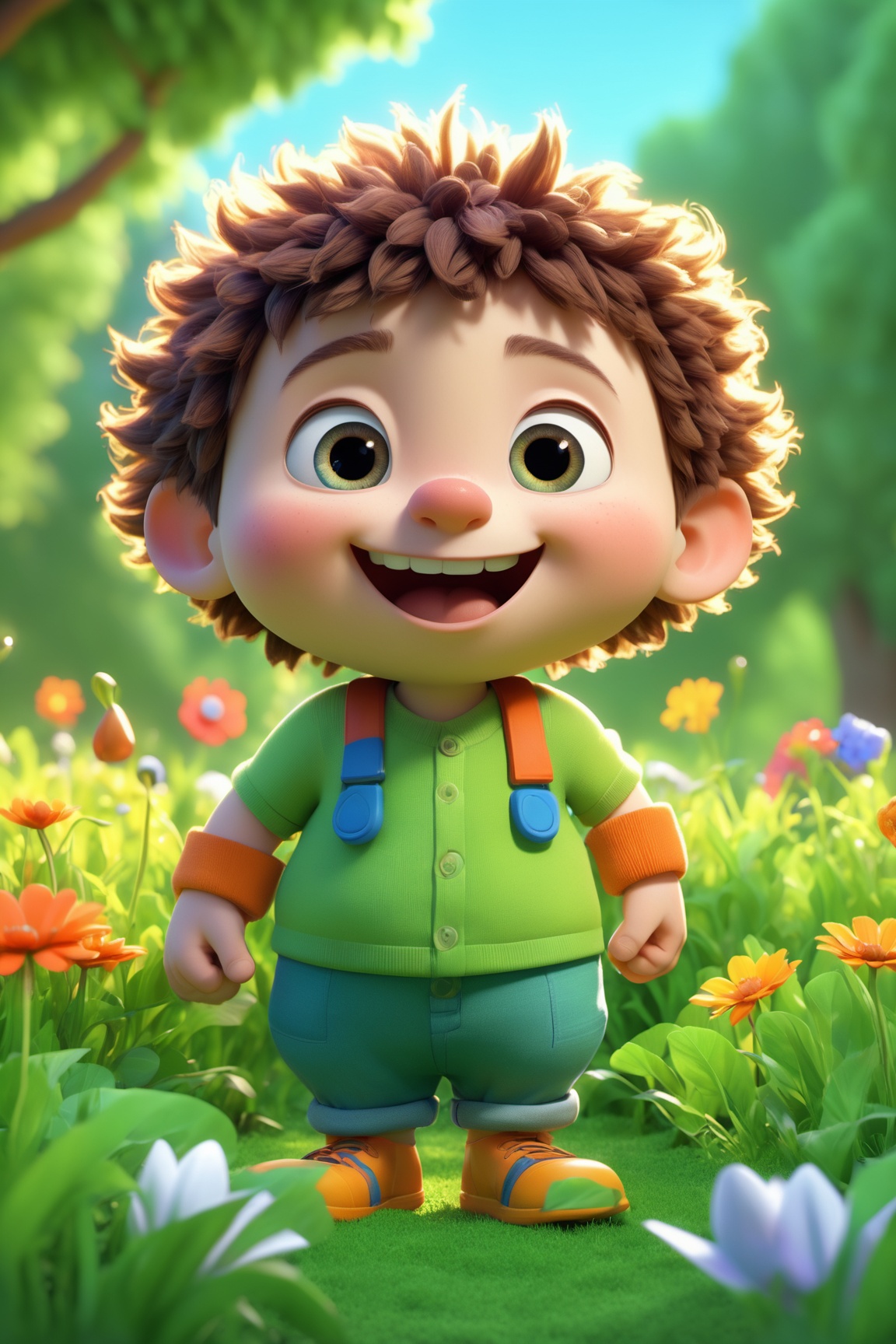 (cute cartoon,  nature,  3D:1.1 by Shopon_skp on Tensor.Art