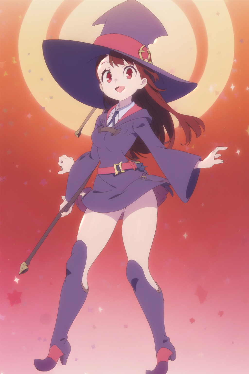kagari atsuko,  1girl,  solo on Tensor.Art