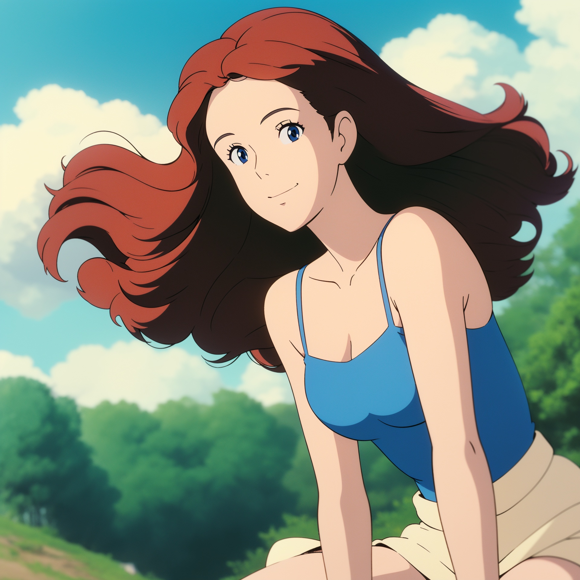 ghibli,  1girl,  lady on Tensor.Art
