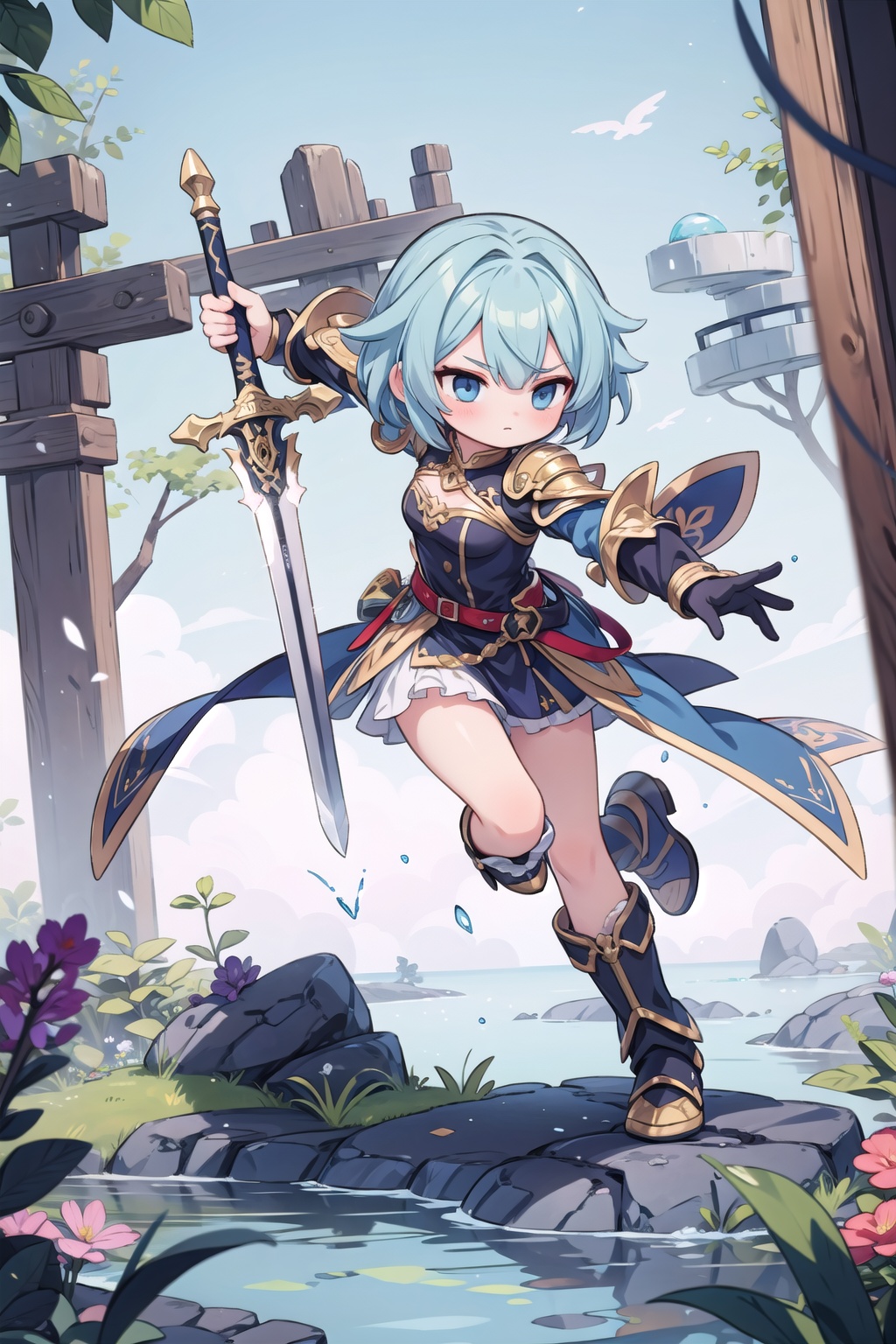 (masterpiece),  fantasy,  1girl on Tensor.Art