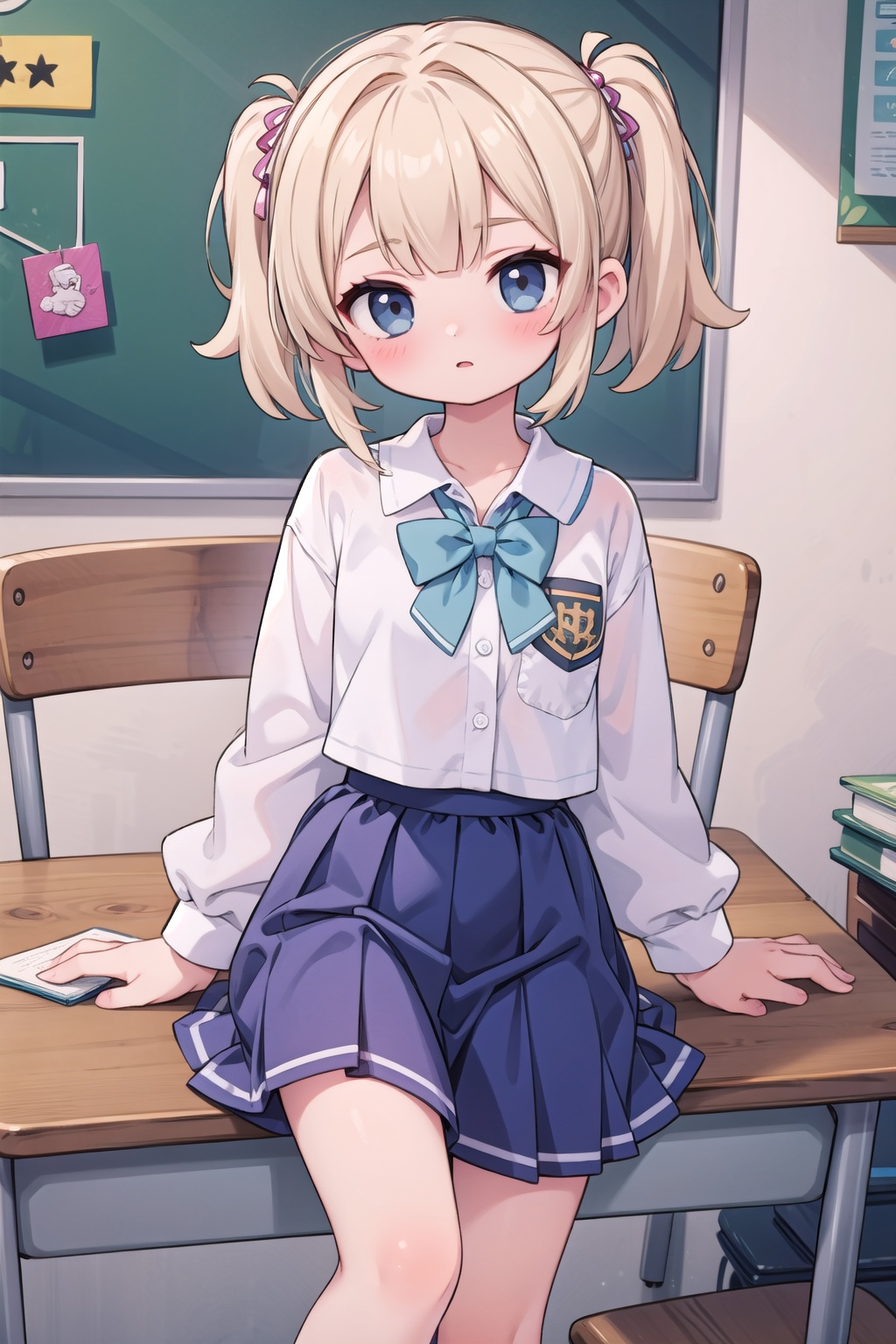 (masterpiece),  1girl,  school uniform on Tensor.Art