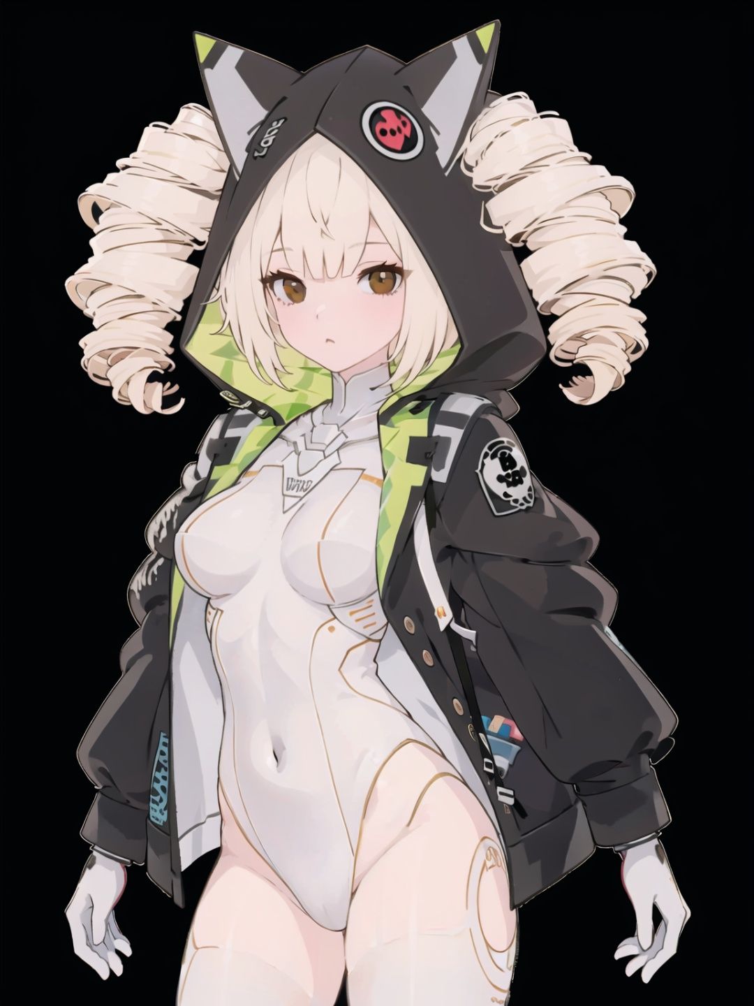 1girl,  solo,  bodysuit on Tensor.Art