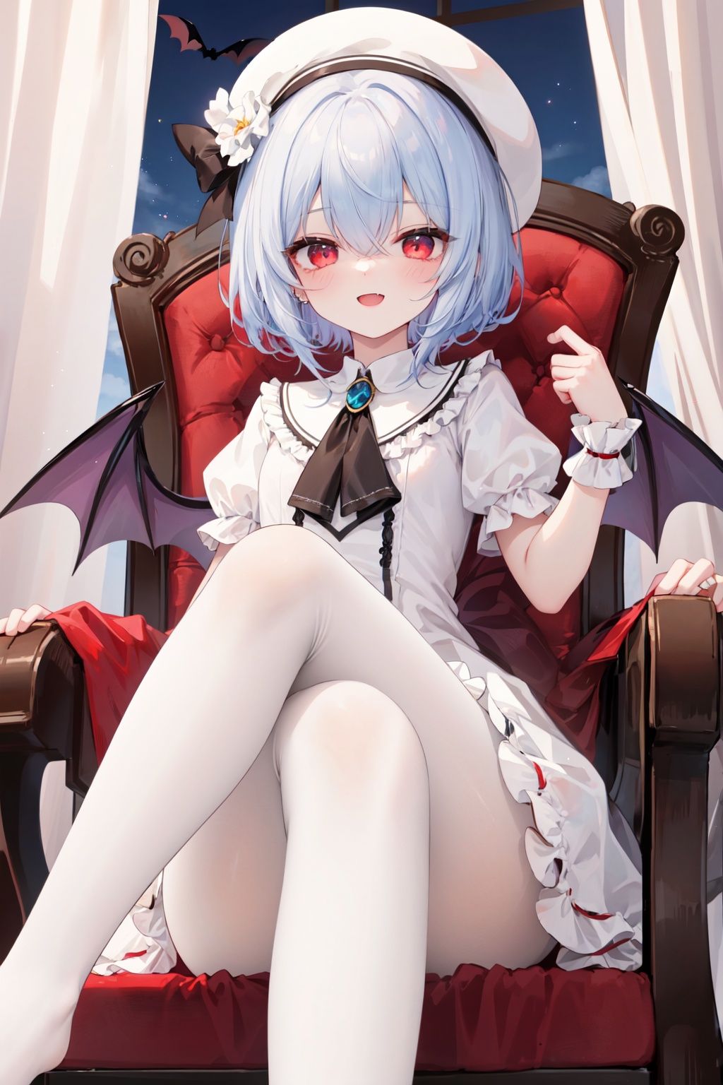 1girl,  solo,  remilia scarlet on Tensor.Art
