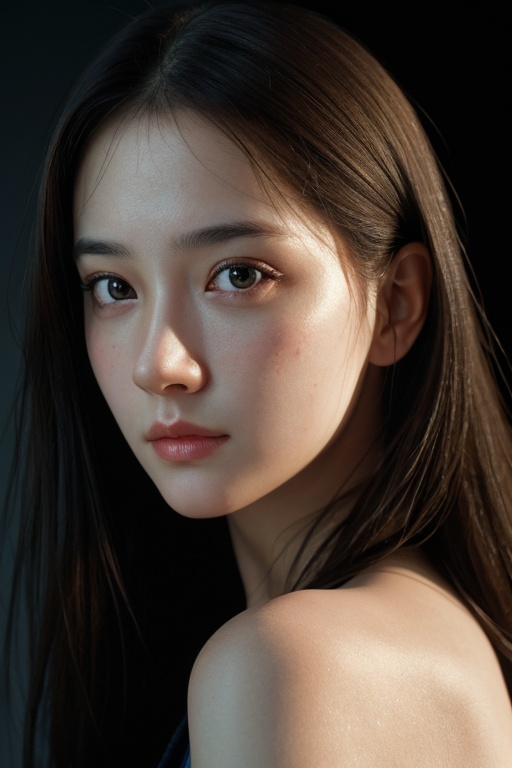 face,  1girl,  High resolution scan on Tensor.Art