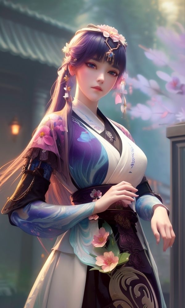 (,1girl, ,best quality, )<lora:DA_少司命-秦时明月:0.8>,, ,,anime,(masterpiece, top quality, best quality, official art, beautiful and aesthetic:1.2), (1girl)	,medium breasts, (()),extreme detailed,(fractal art:1.3),colorful, flowers ,highest detailed,(by Jeremy Lipking)    (()), (),