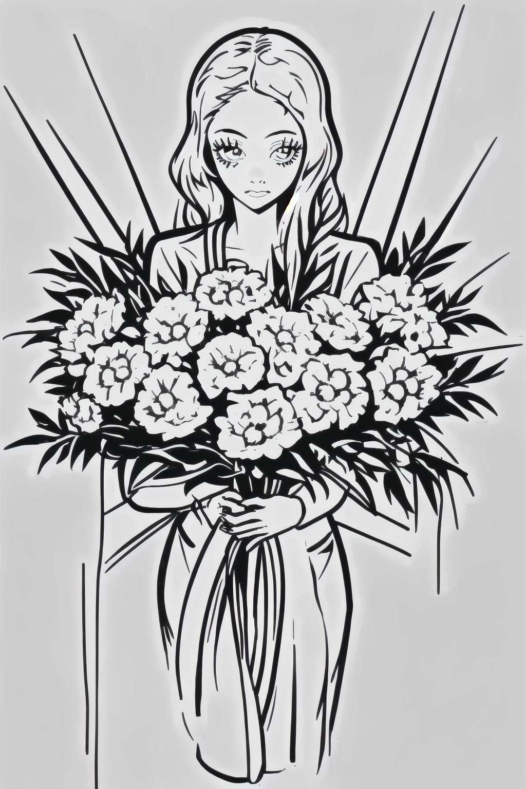 BlackworkStyleManityro,  ,  monochrome on Tensor.Art