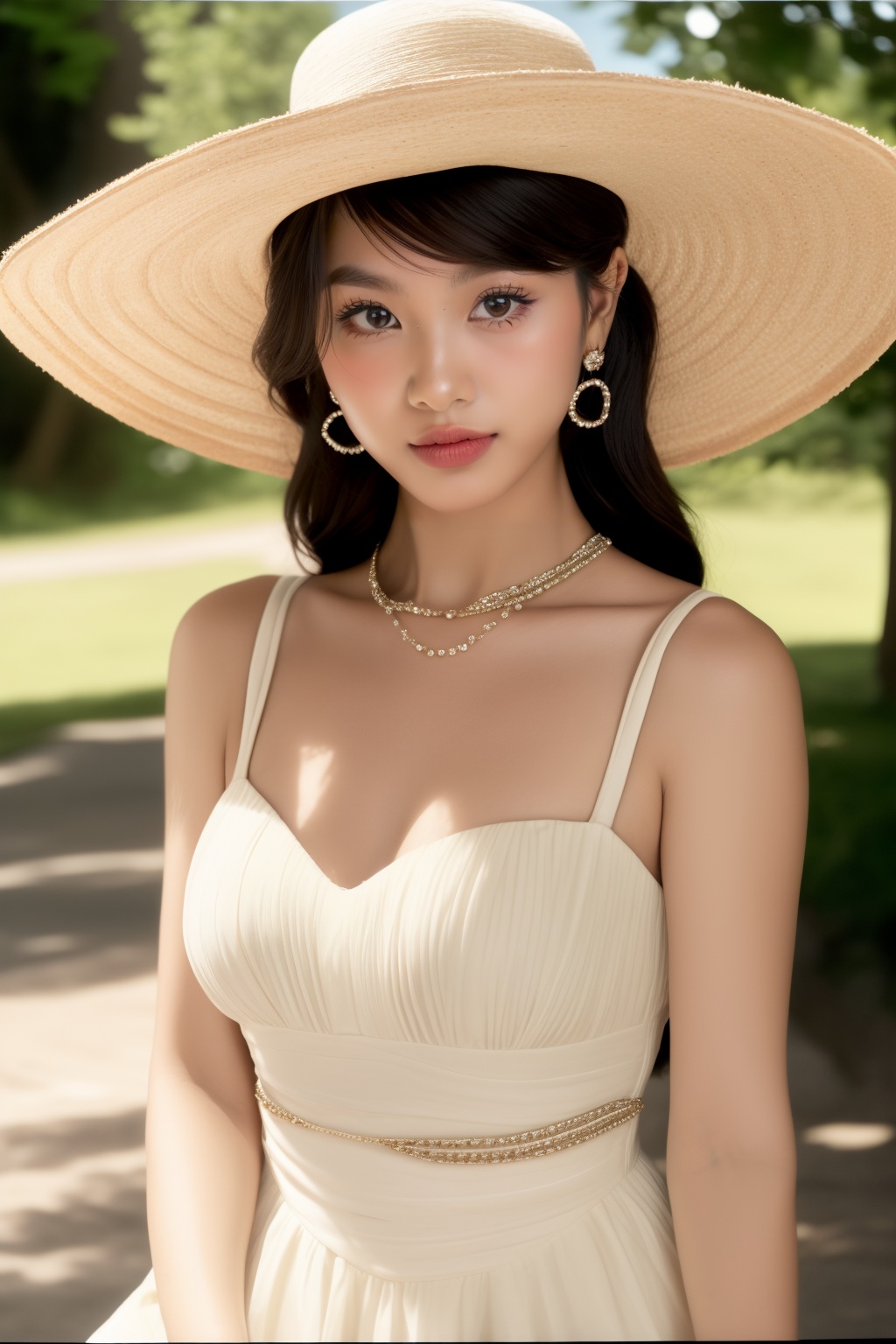 lady,  bare sholder,  ultra realistic on Tensor.Art