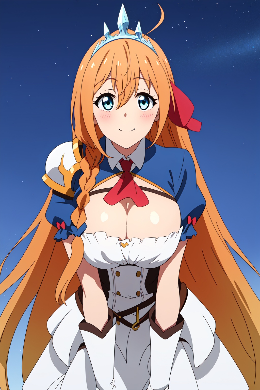 peco,  orange hair,  long hair on Tensor.Art