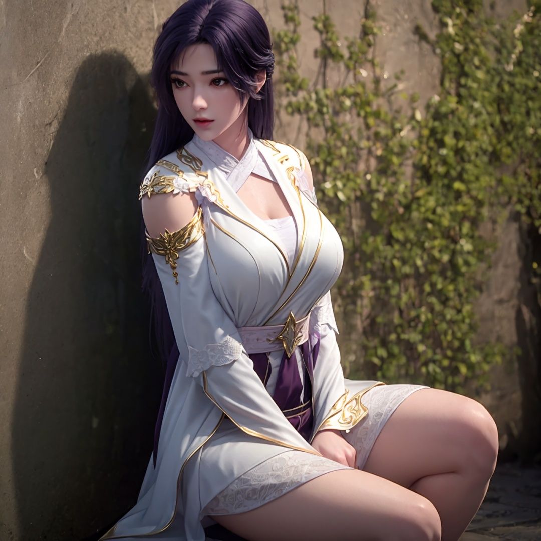 large breasts,,1girl,sitting