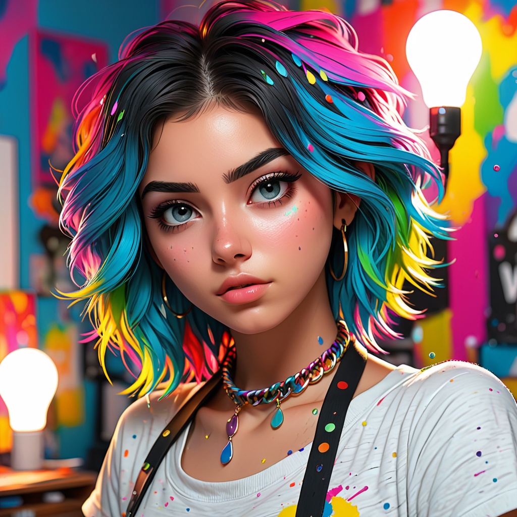 1girl,  isometric,  shukezouma on Tensor.Art