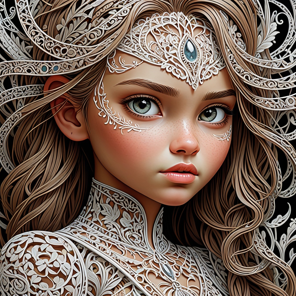 1girl,  intricate details on Tensor.Art