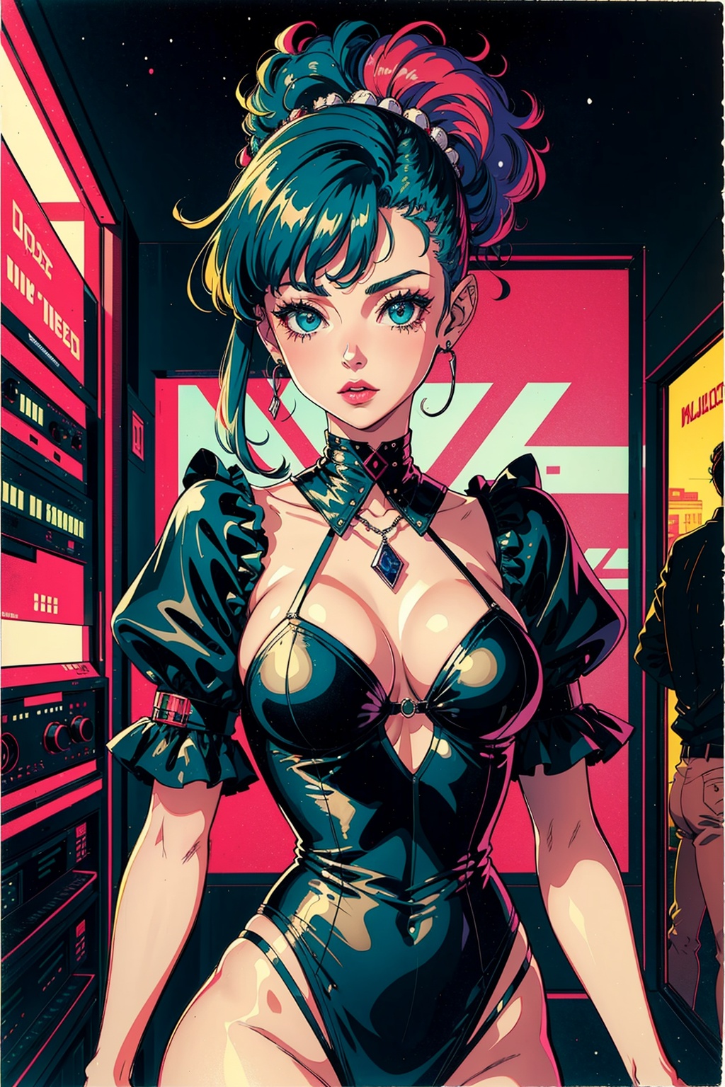1 girl,  ***** woman,  ruby eyes on Tensor.Art