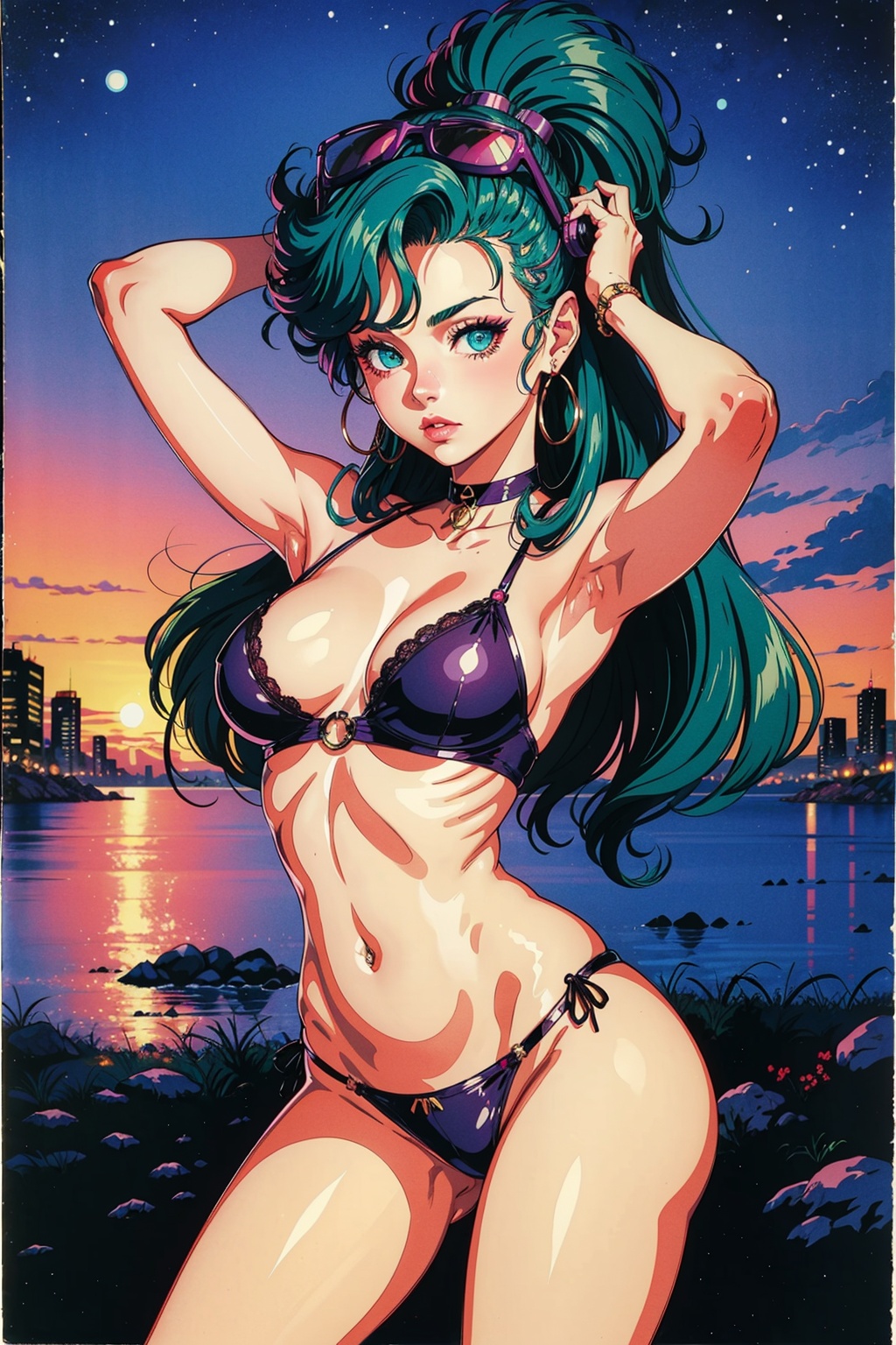 1 girl,  ***** woman,  ruby eyes on Tensor.Art