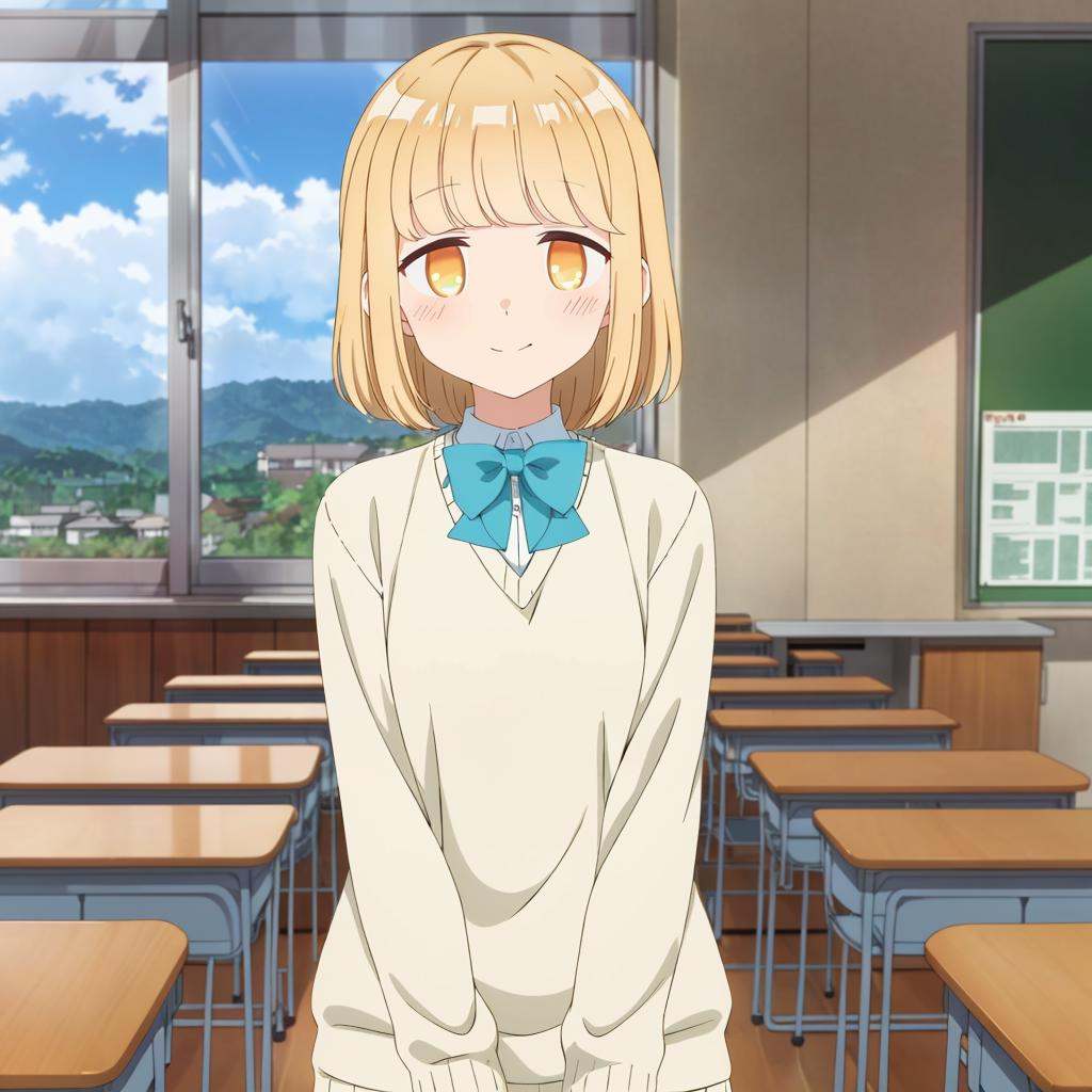 YuiHatimitu,  1girl,  blonde hair on Tensor.Art