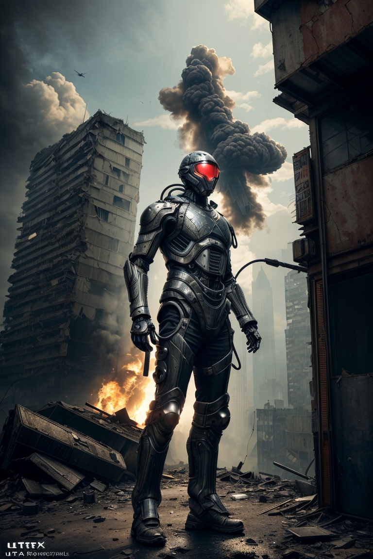mechanical exoskeleton,  metallic,  highly-textured on Tensor.Art