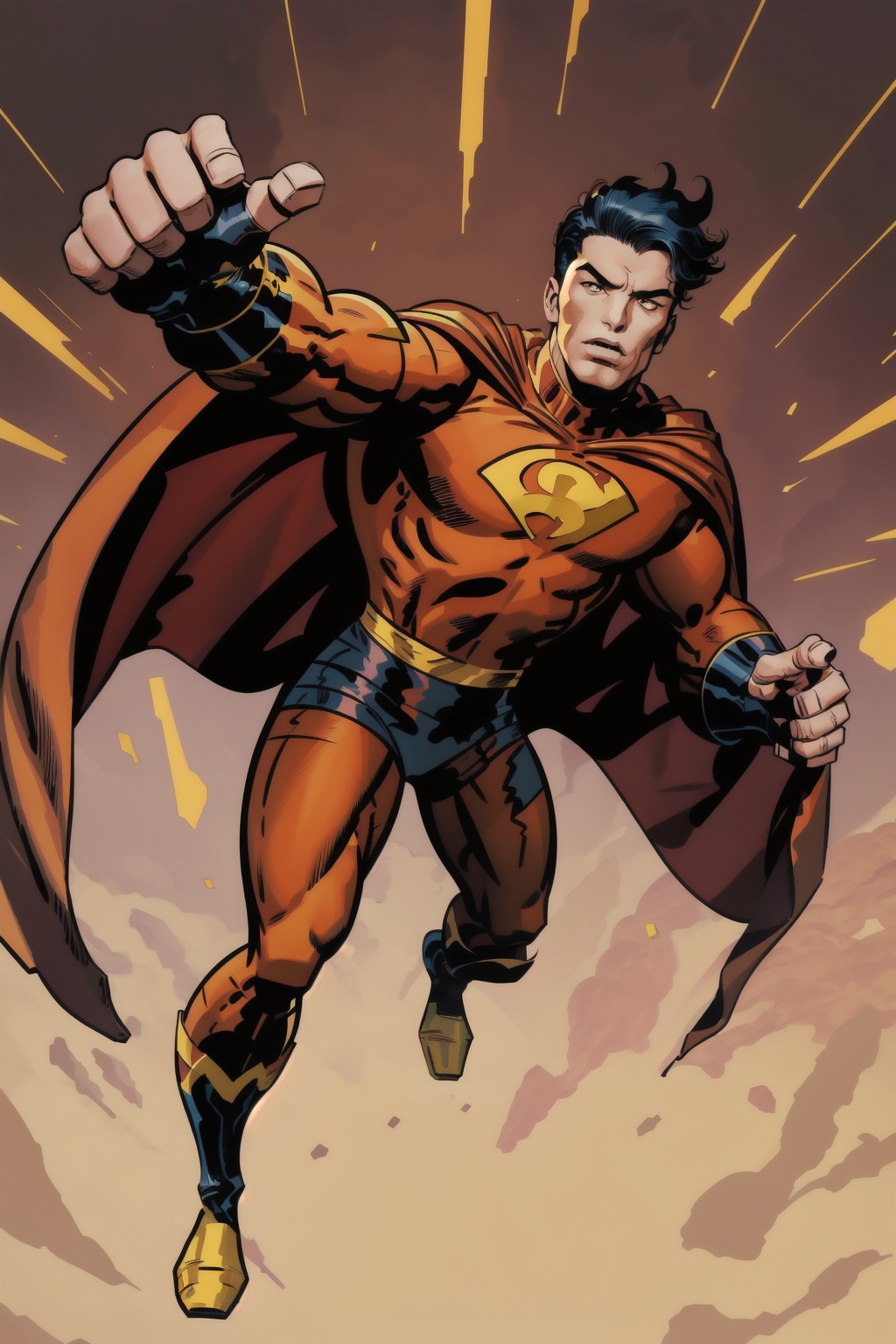 Full body,  1man,  superhero on Tensor.Art