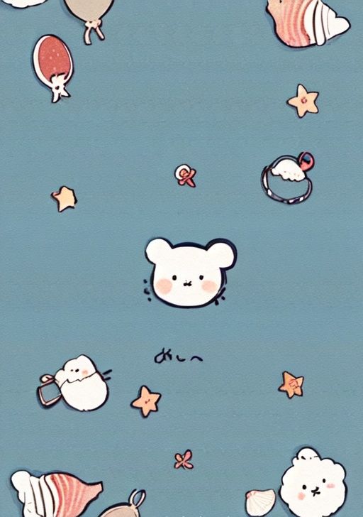 masterpiece, high quality,  arrow_\(symbol\), closed_eyes, cloud, comic, crescent, crescent_moon, full_moon, grey_background, moon, no_humans, open_mouth, seashell, shell, sky, speech_bubble, spoken_ellipsis, star_\(symbol\), starfish, starry_background, sun, thought_bubble, looking_at_viewer, simple_background, closed_mouth, flower, food, :3, blue_background, rabbit, animal_focus, rice, bear, food_focus, food_art<lora:Keai-000009:1>