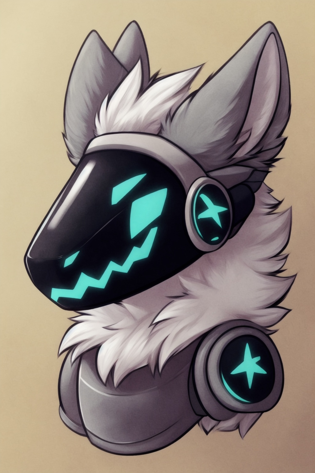 protogen,  protogen visor,  protogen face on Tensor.Art