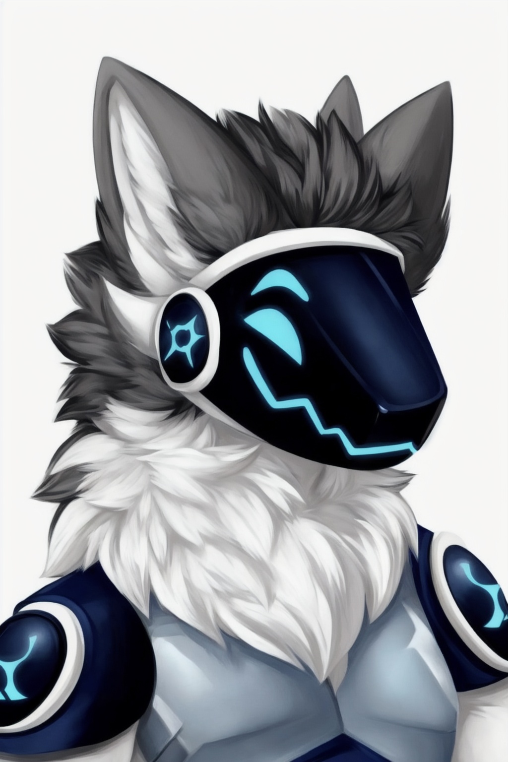 protogen,  protogen visor,  protogen face on Tensor.Art