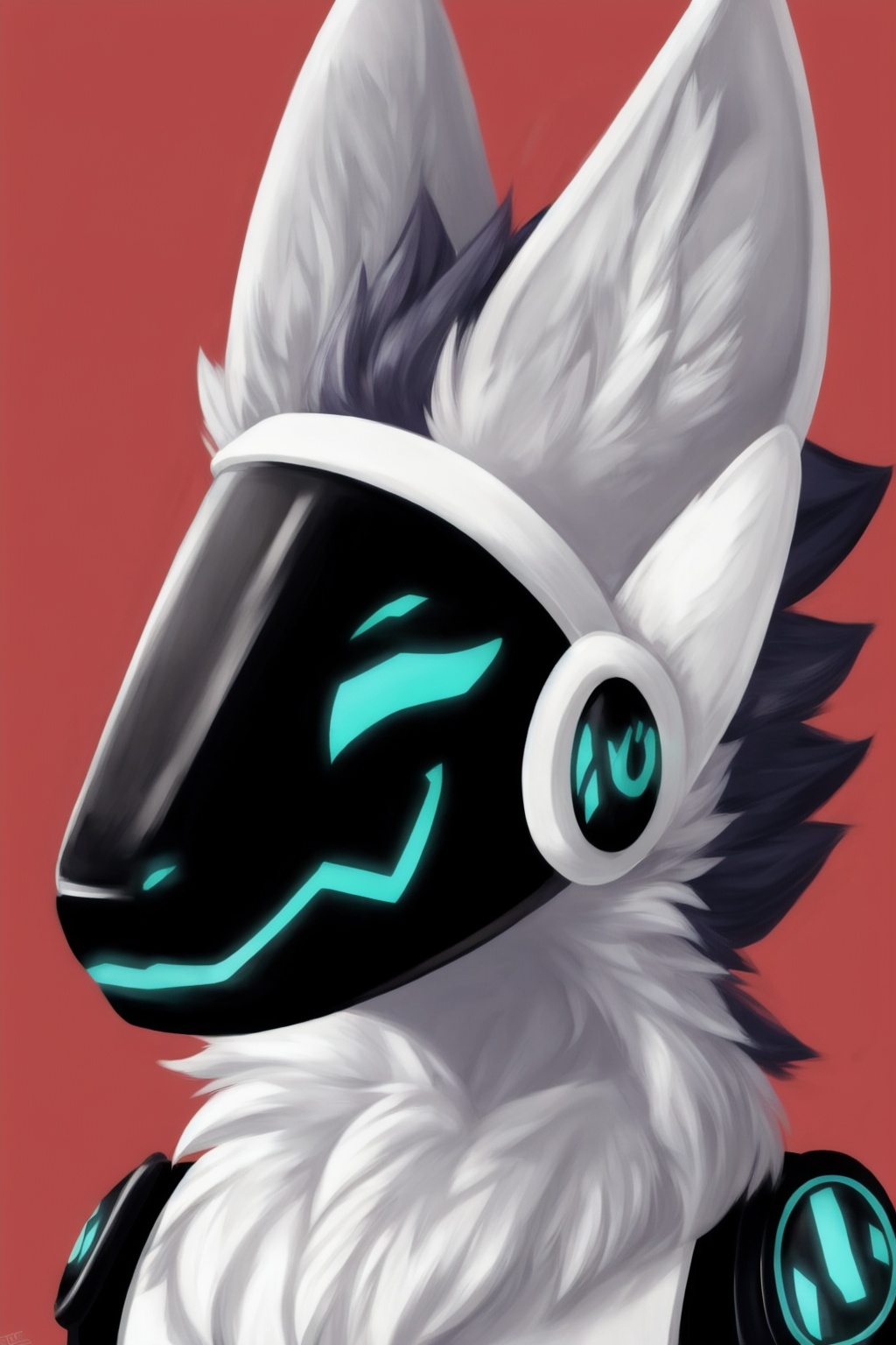 protogen,  protogen visor,  protogen face on Tensor.Art