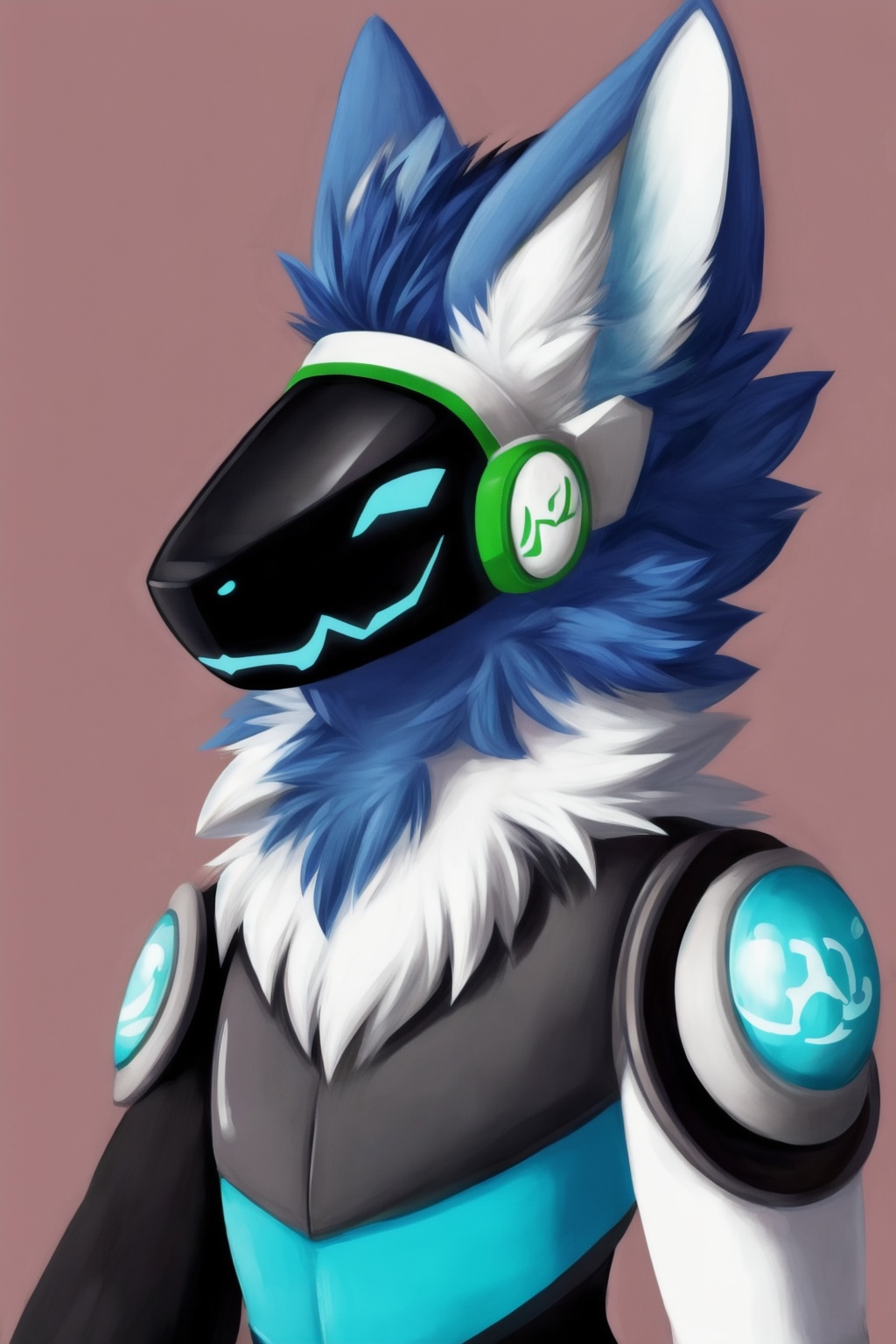 protogen,  protogen visor,  protogen face on Tensor.Art