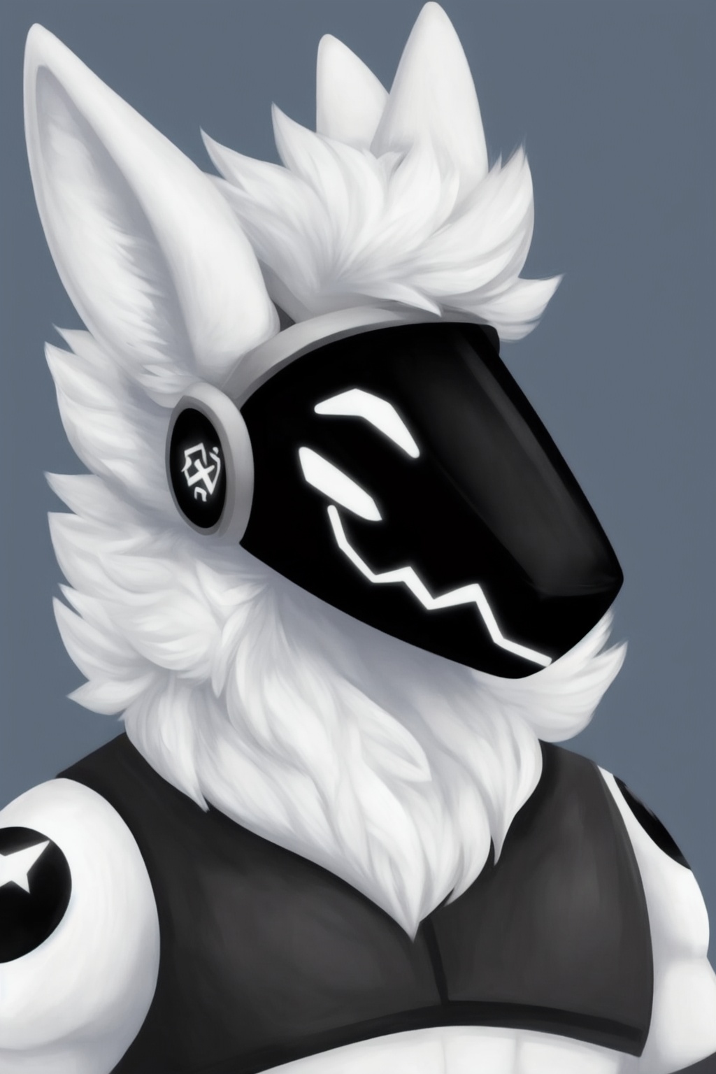 protogen,  protogen visor,  protogen face on Tensor.Art