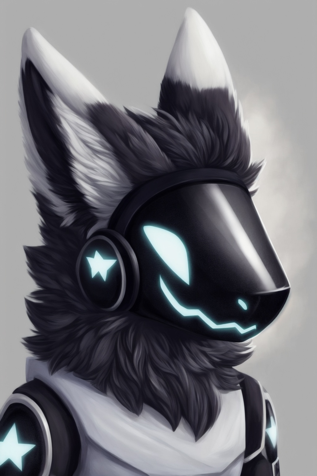 protogen,  protogen visor,  protogen face on Tensor.Art