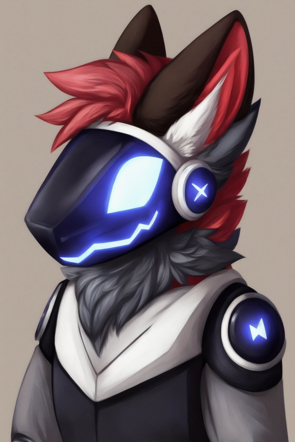 protogen,  protogen visor,  protogen face on Tensor.Art