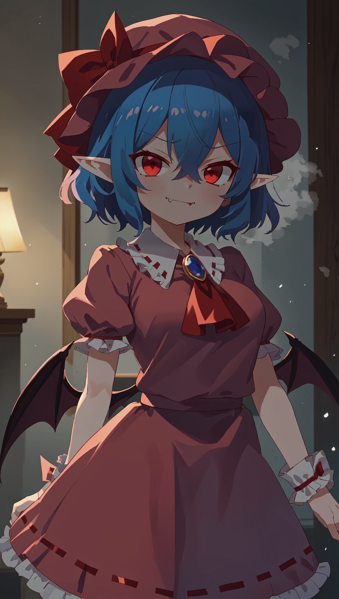 remilia scarlet,  red ribbon,  jewelry on Tensor.Art