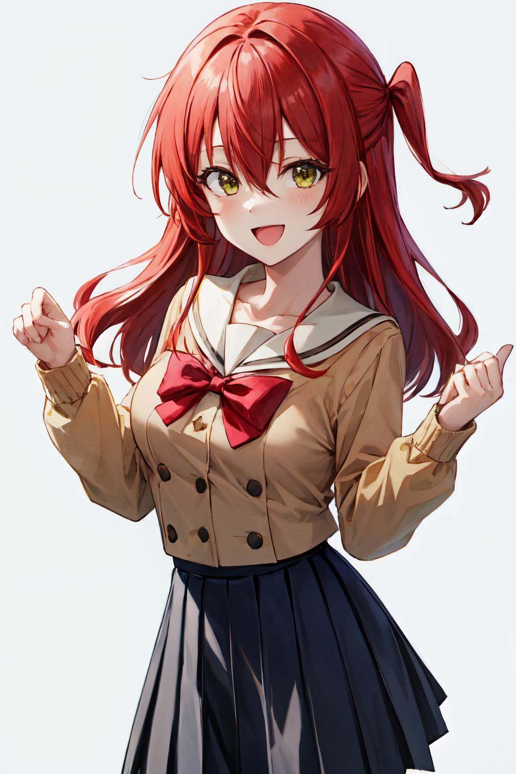 kita ikuyo,  open mouth,  medium breasts on Tensor.Art