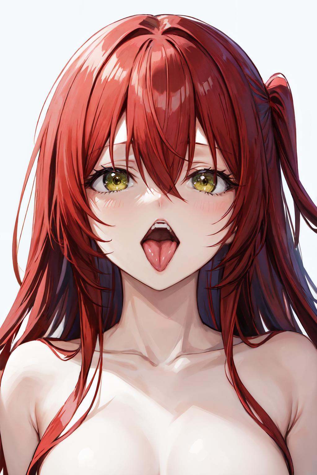 kita ikuyo,  nude,  open mouth on Tensor.Art