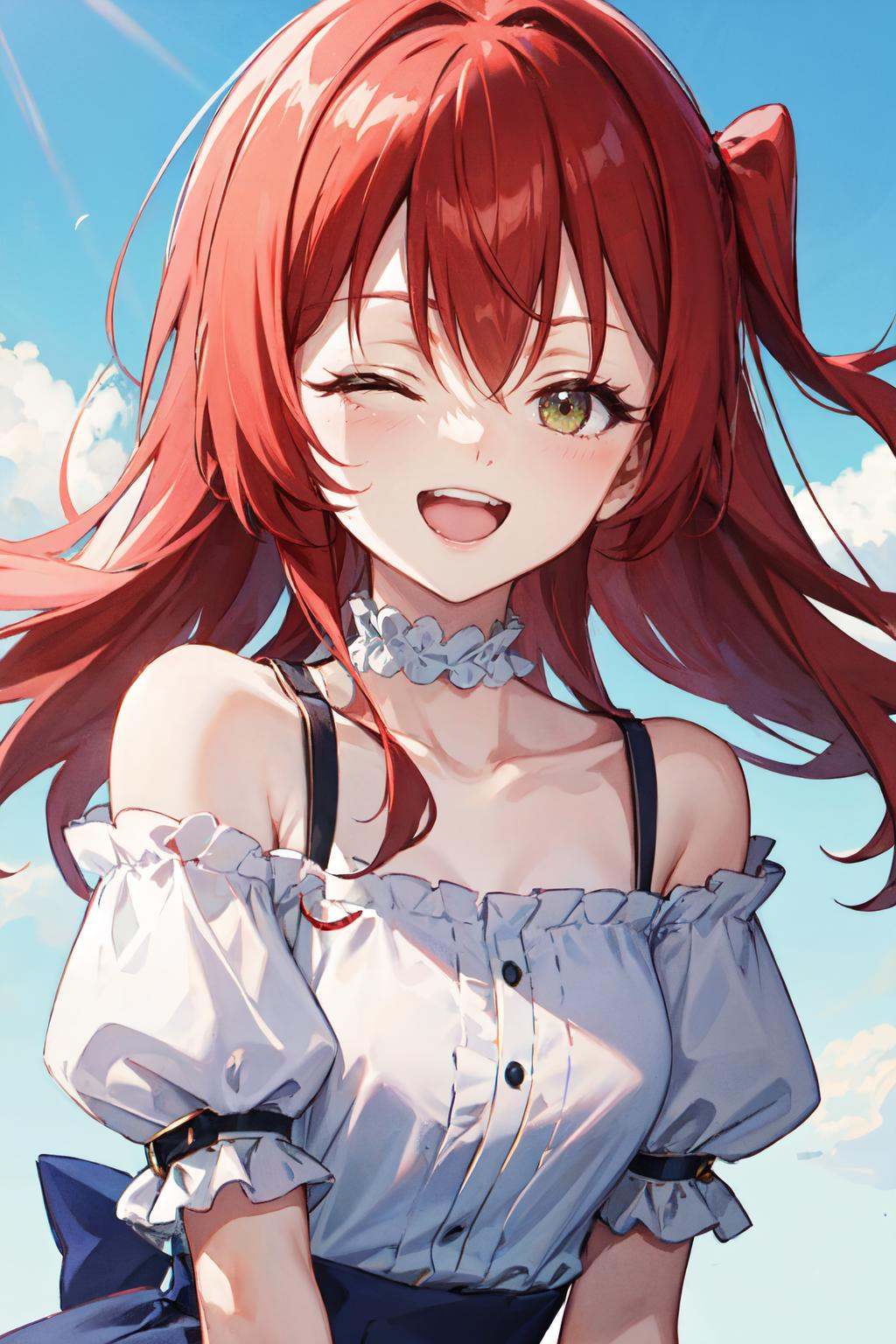 kita ikuyo,  open mouth,  short sleeves on Tensor.Art
