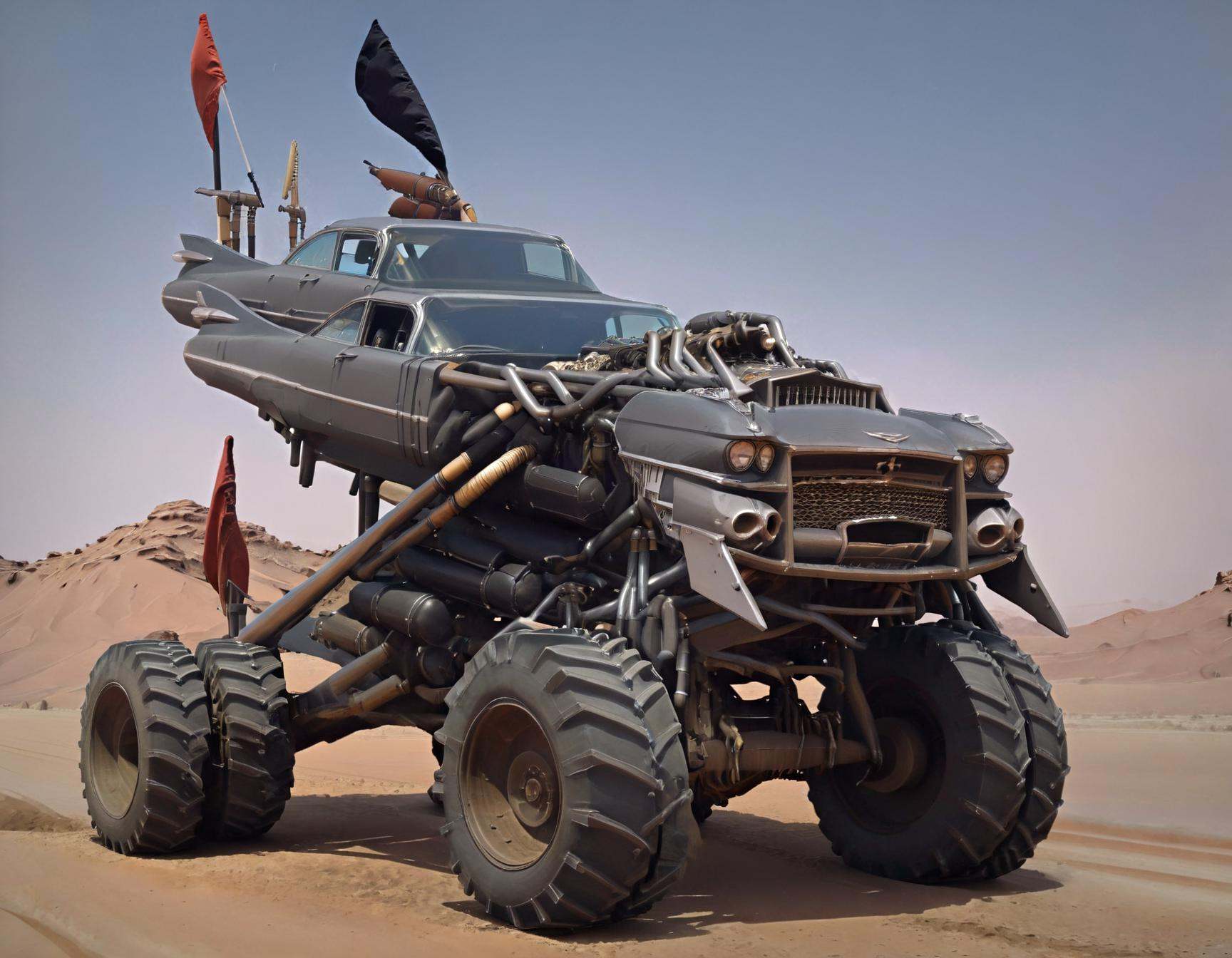 gigahorse in the desert on Tensor.Art