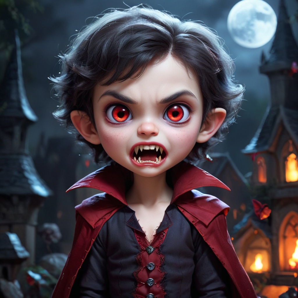 The most cute and adorable vampire on Tensor.Art