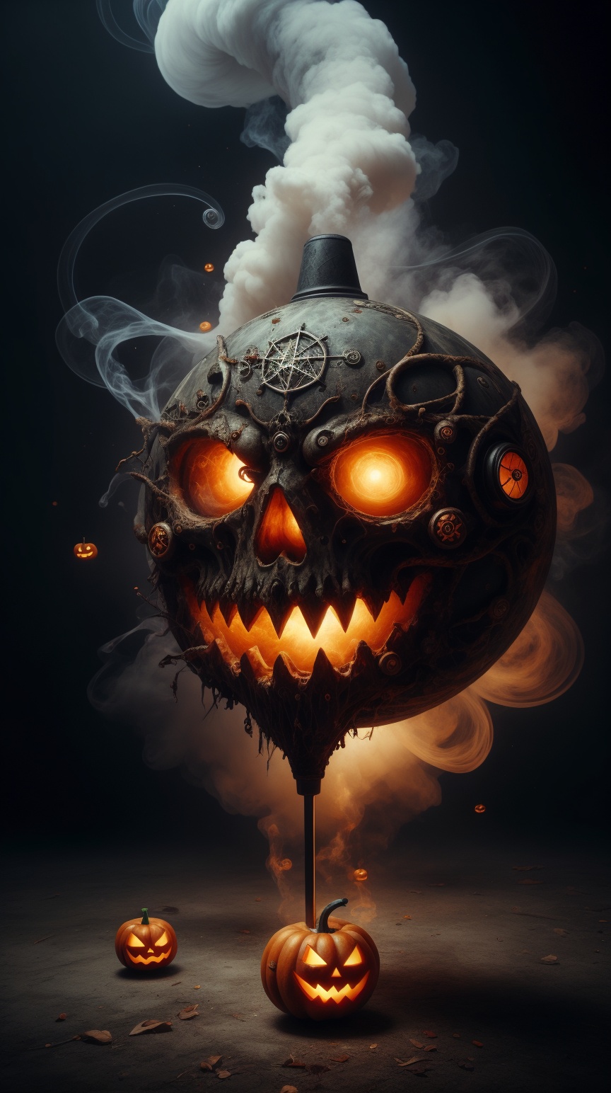halloweentech hwghostly halloweenglowstyle Golf tee on Tensor.Art