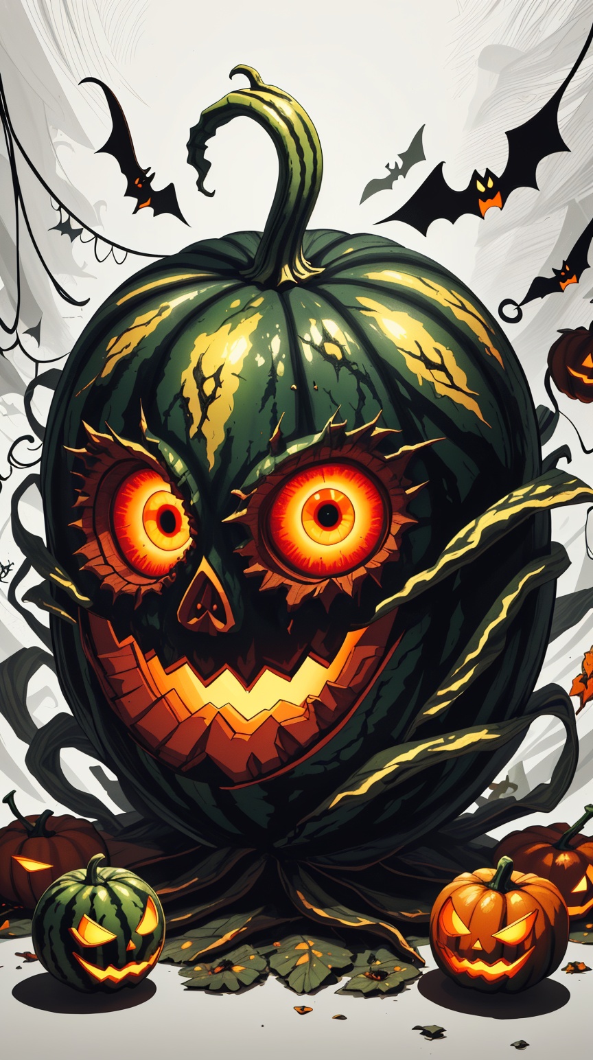 h4l0w3n5l0w5tyl3M3rg34ll watermelon on Tensor.Art
