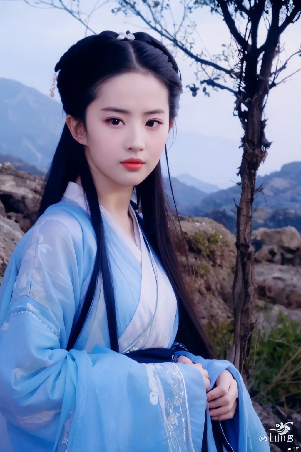 Surrealist beauty photo, hanfu, liuyife