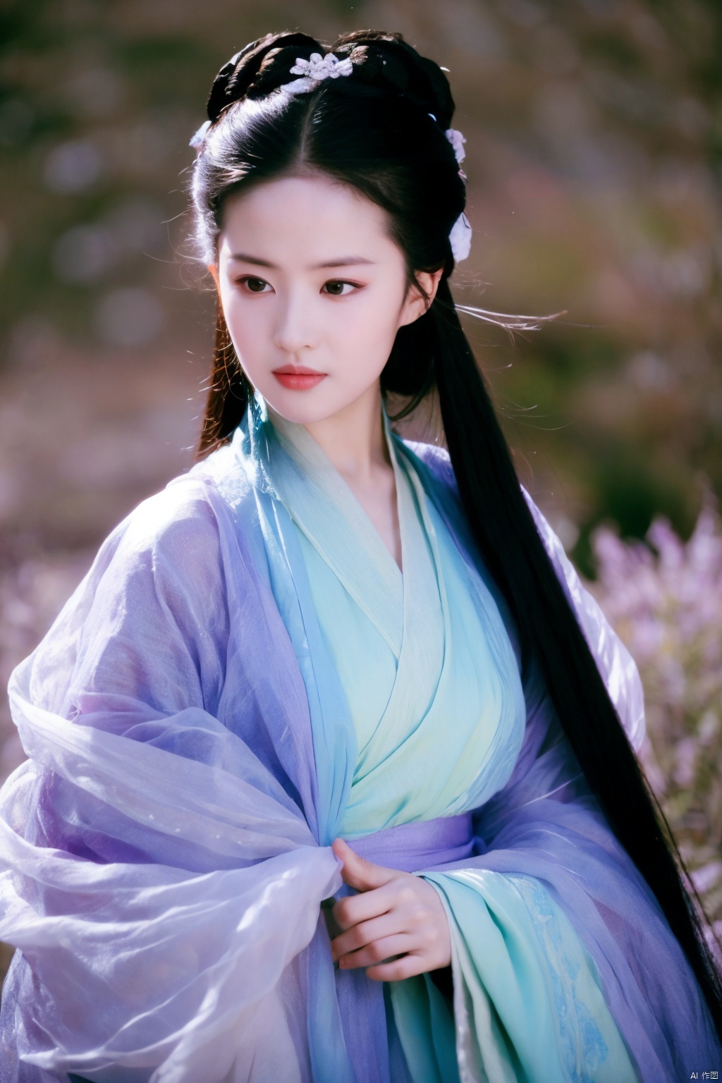 Surrealist beauty photo, hanfu, liuyife