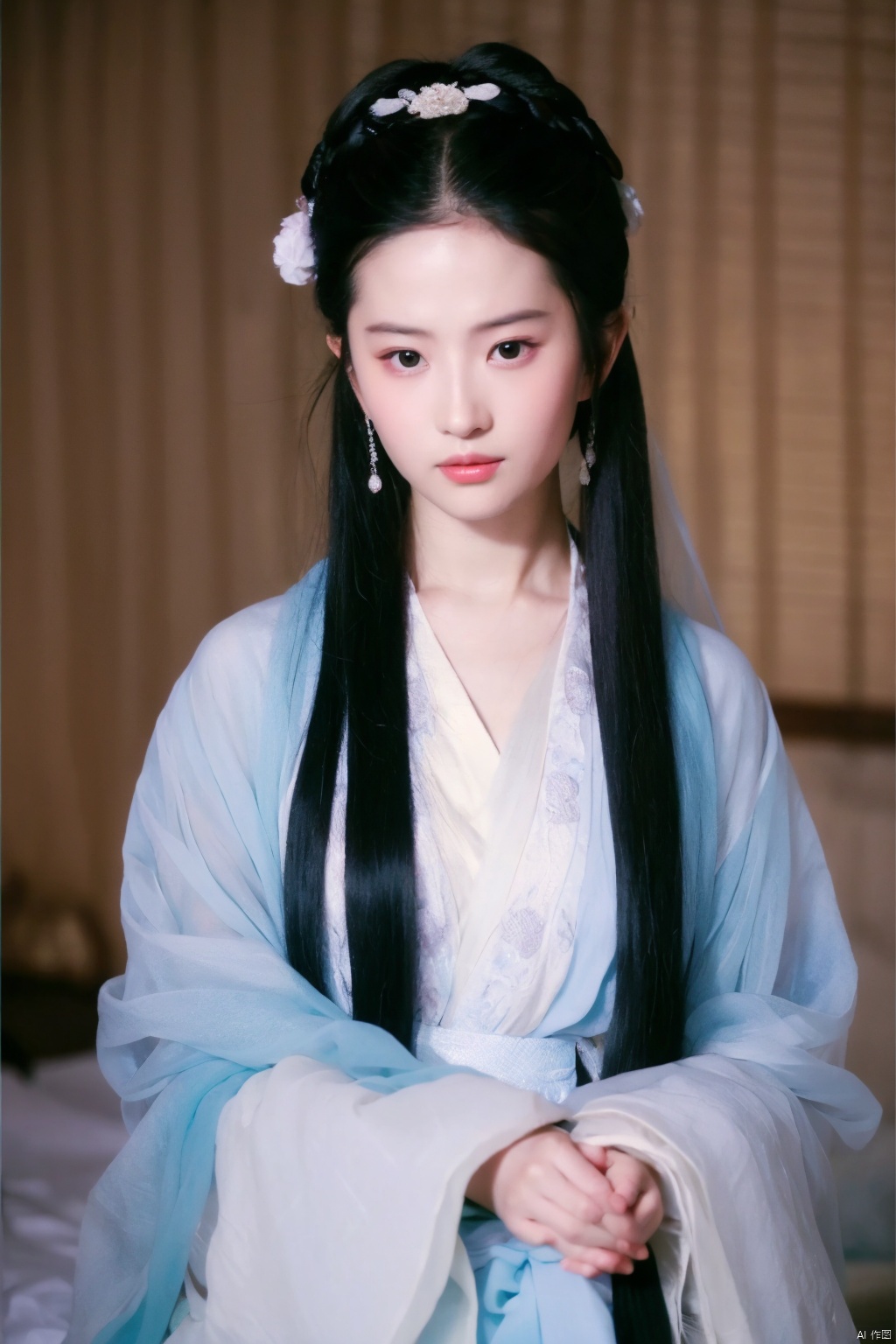 Surrealist beauty photo, hanfu, liuyife