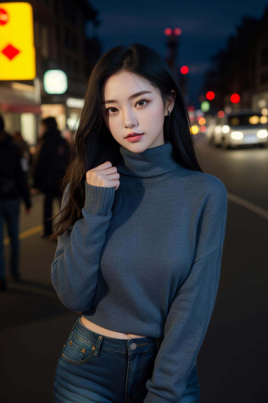 a girl,  perfect face,  upper body on Tensor.Art