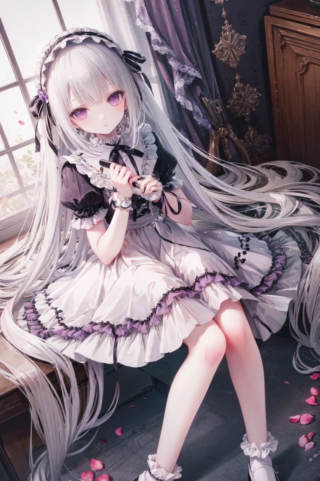 1girl,  long hair,  solo on Tensor.Art