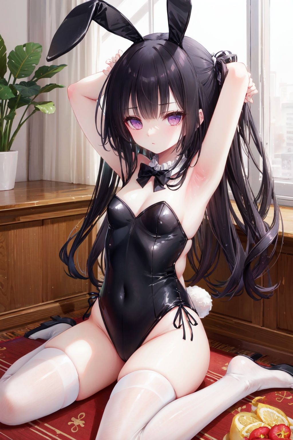 1girl,  animal ears,  rabbit ears on Tensor.Art