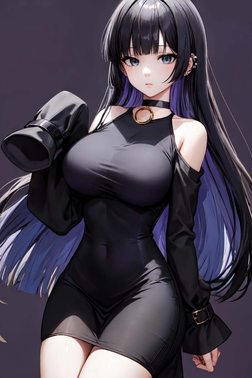 pa san,  dress,  choker on Tensor.Art